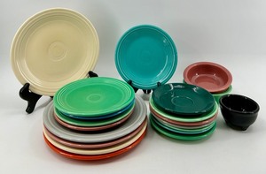 lot 112 image: 20 Piece collection of Assorted Fiestaware