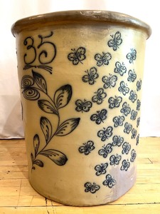 Red Wing Collectors Society 35th Annual Convention Commemorative Stoneware Crock - 35 Gallon - ONE OF 2 MADE!