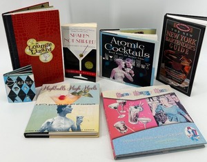 lot 154 image: Collection of 7 Bartending and Cocktail Books including Vintage and Modern Guides