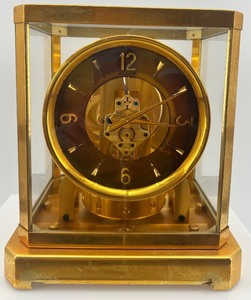 lot 187 image: Vintage LeCoultre Atmos Clock with Gold Finish