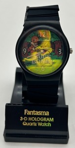 lot 217 image: Fantasma 3-D Hologram Looney Tunes Bugs Bunny Quartz Watch in Original Case