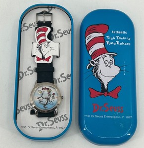 lot 227 image: Dr. Seuss Cat in the Hat Watch with Original Box