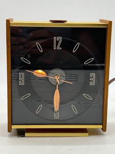 lot 349 image: Vintage B&B Electric Clock with Brass Accents