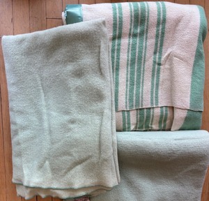 lot 397 image: Lot of 3 Faribault Woolen Mill Wool Blankets