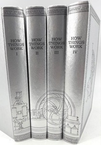 lot 419 image: How Things Work 4-Volume Illustrated Book Set Silver Hardcovers