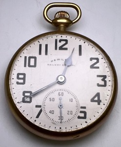 lot 353 image: Hamilton 992B Railway Special Pocket Watch with Illinois Case