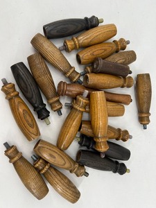 lot 457 image: Collection of Assorted Wooden Tap Handle Extenders