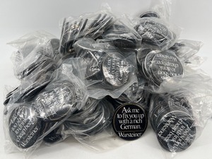 lot 460 image: Collection of Warsteiner Beer Buttons and Promotional Bottle Caps