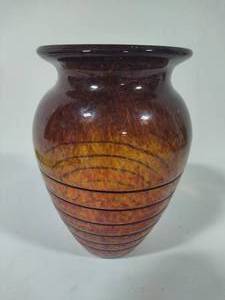 lot 7 image: Bohemian Czech Art Glass Vase