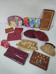 lot 47 image: Lot of Asst Wallets & Coin Purses