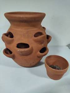 lot 87 image: Huge Clay Strawberry Pot