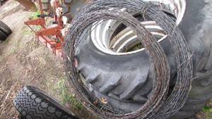 lot 51 image: Lot of (2) Rolls of Barb Wire