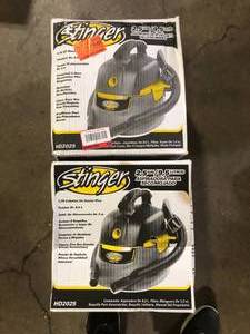 lot 38 image: Stinger 2.5 Gallon 1.75 Peak HP Small Shop Vacuum Wet Dry Vac with Filter Bag, Hose, Utility Nozzle and Car Nozzle Attachments   Customer Returns See Pictures