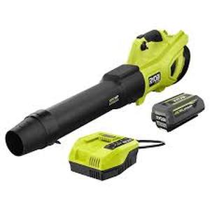 RYOBI 40V HP Brushless Whisper Series 160 MPH 650 CFM Cordless Battery Leaf Blower with 4.0 Ah Battery and Charger   Customer Returns See Pictures