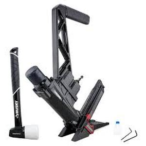 lot 40 image: Husky Pneumatic 3-in-1 15.5-Gauge and 16-Gauge 2 in. Flooring Nailer and Stapler with Quick Jam Release  Customer Returns See Pictures