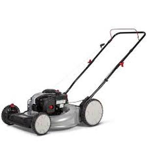 lot 45 image: Murray 21 in. 140 cc Briggs and Stratton Walk Behind Gas Push Lawn Mower with Height Adjustment and Prime N Pull Start  Customer Returns See Pictures