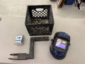 lot 70 image: Mixed Lot - Receiver, Welding Helmet, Torch Supplies & Trailer Wiring Connector