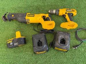 lot 161 image: DeWalt 18V Tools, Chargers & Battery