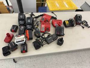lot 167 image: Batteries & Chargers for Cordless Tools