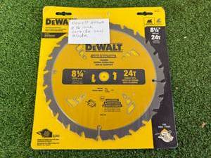 lot 6 image: New DeWalt 8 14 24T Saw Blade