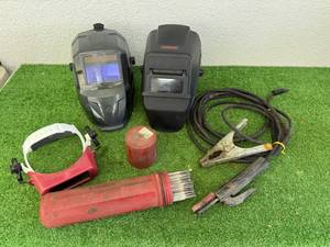 lot 25 image: Welding Helmets, Welding Rods