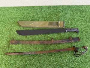 lot 201 image: Sword & Knife