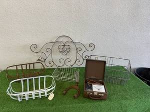 lot 216 image: Mixed Lot - Tester, Metal Decor