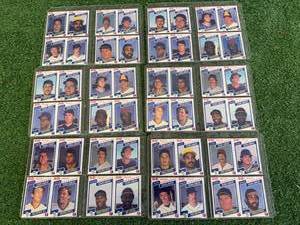 lot 219 image: M & Ms Baseball Trading Cards