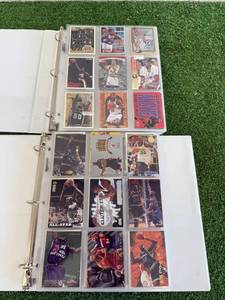 lot 224 image: 2 Binders of Basketball Cards