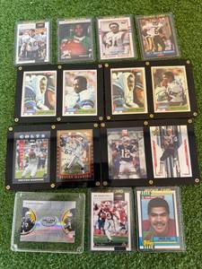 lot 229 image: Football Cards - Tom Brady, Peyton Manning
