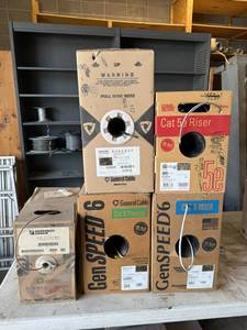 lot 90 image: 5 Partial Boxed Communications Cable
