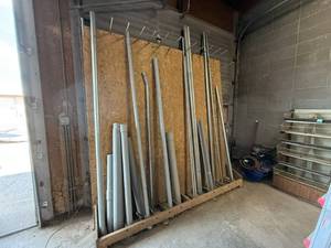 lot 145 image: Conduit & 8 Wide Conduit Rack