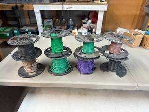 lot 172 image: 8 Small Rolls Insulated Wire