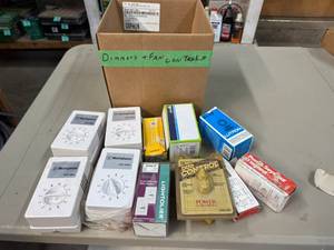 lot 175 image: Mixed Lot Dimmers & Fan Controls