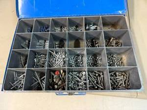 lot 177 image: Screw Organizer & Contents