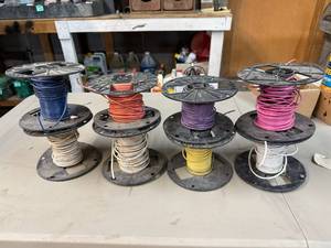 lot 178 image: 8 Small Rolls Insulated Wire