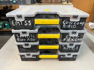 lot 186 image: 4 Stanley Organizers