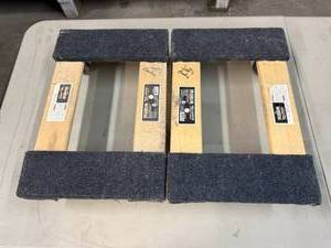lot 202 image: 2 Small Carpeted Movers Dollies