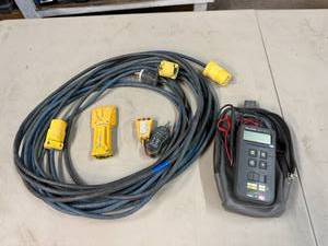 lot 227 image: Extension Cords, Fluke 12 Multimeter & Electric Testers