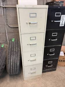 lot 244 image: 4 Drawer File Cabinet