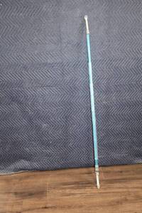 lot 2 image: 60 inch Adjustable Aluminum Pole with Gripper Handle