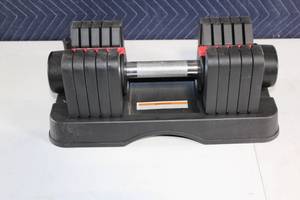 lot 6 image: JAMGYM Adjustable Dumbbell Set with Weight Range 5-55 lbs