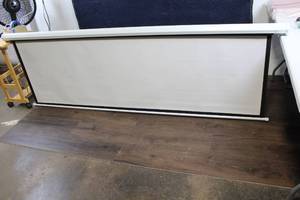 lot 25 image: Motorized Projector Screen with Remote Control