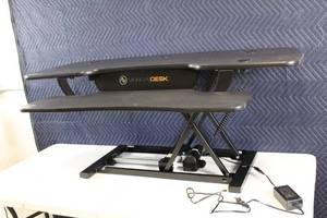lot A-30 image: VersaDesk Power Pro Electric Height Adjustable Desk Converter