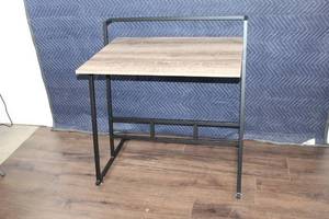lot 34 image: Ashwood Modular Desk with Metal Frame