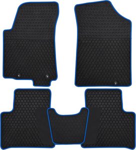 lot 425-OR image: Car Floor Mats Custom Fit for Nissan Murano 2024 2023 2022 2021 2020 2019 2018 2017 2016 2015 Odorless Washable Heavy Duty Rubber (All Weather) Floor Liners Set Black