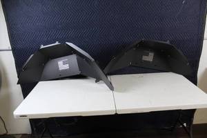lot 43 image: Set of 2 Sunluway Rear Inner Fender Splash Guards with US Logo