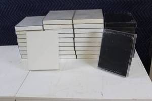 lot 47 image: Set of 24 Acrylic Block Picture Frames with Stand