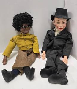 lot 151 image: 2 Vintage Ventriloquist Dummies - Lester & Charlie McCarthy