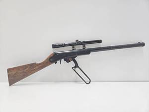 lot 166 image: Nice Working Vintage DAISYHEDDON Model 102 BB Gun wScope